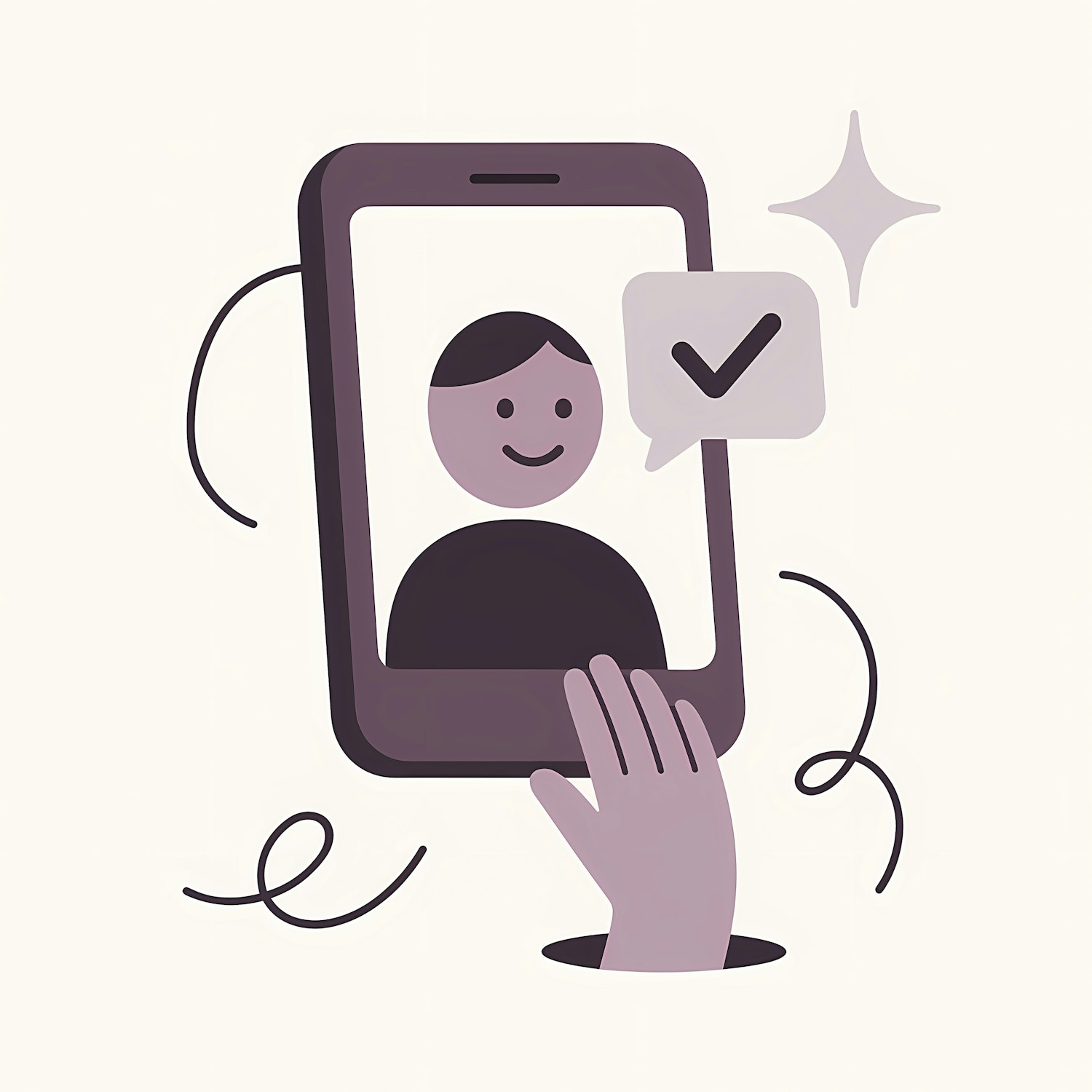 A person using a smartphone to complete a two-factor authentication step, emphasizing enhanced account security.