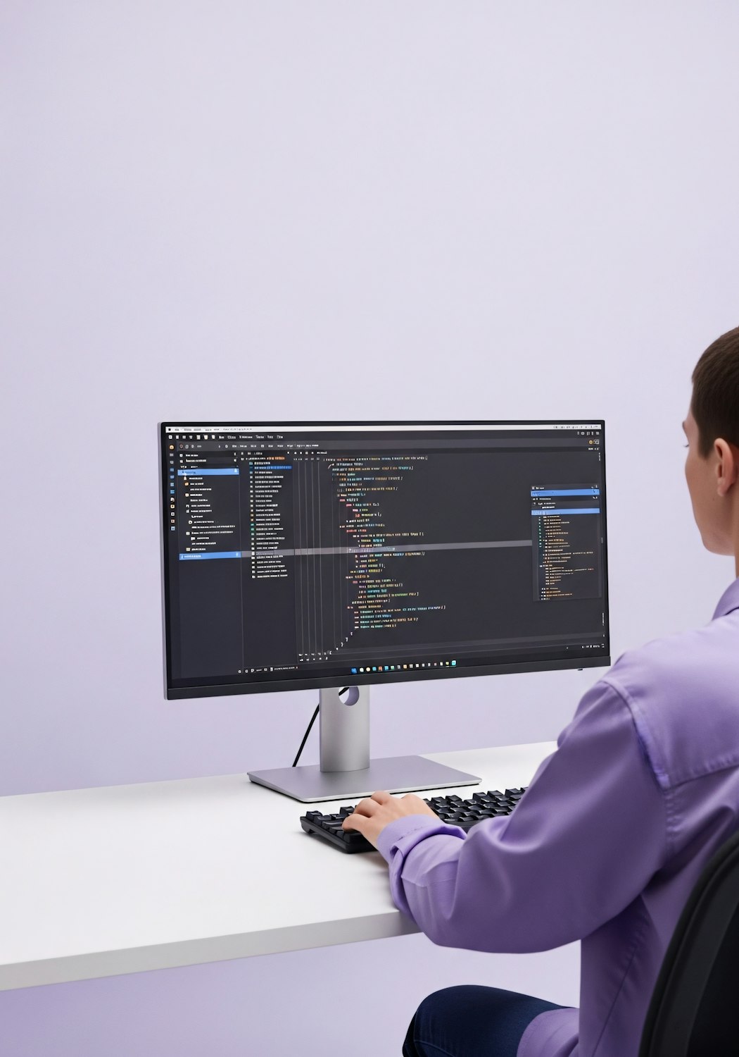 A person looking stressed and disappointed at a computer screen displaying an error message, symbolizing the impact of unreliable hosting and poor support.