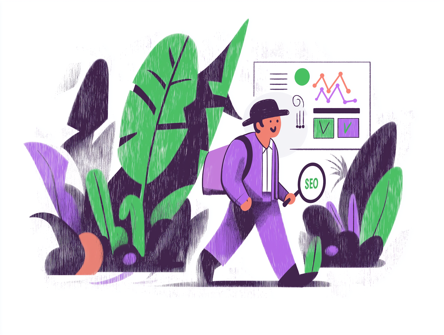 An SEO professional carefully reviews website metrics, including domain rating, to inform strategic decisions for growth.