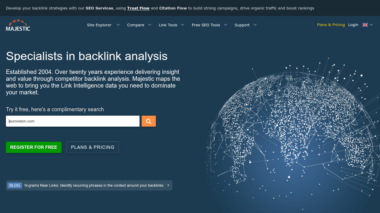 Majestic SEO provides backlink analysis and unique metrics like Trust Flow and Citation Flow to evaluate link quality and quantity.