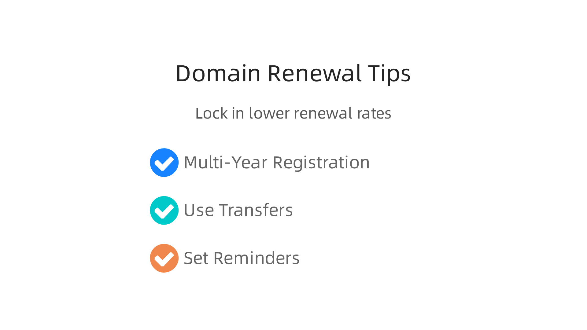 Follow these practical tips to secure the best domain renewal rates long-term.