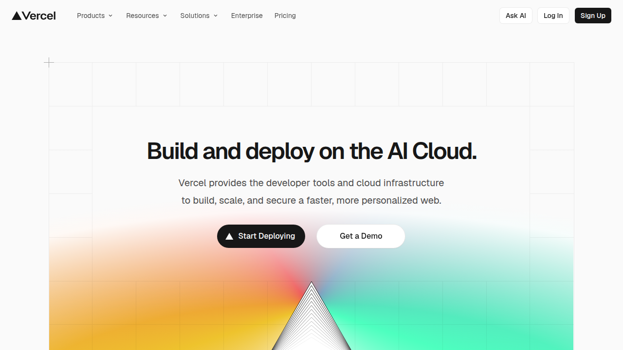Vercel's platform for deploying and hosting web projects, acting as a bridge for custom domains.