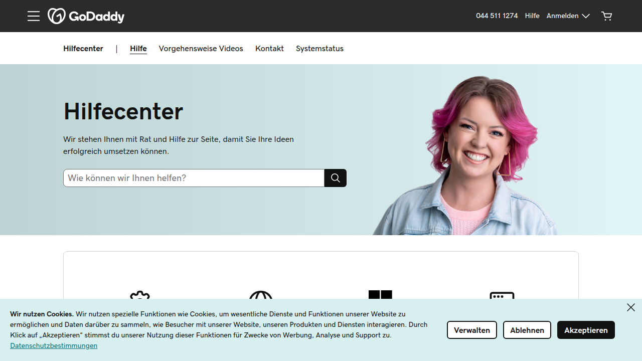 The GoDaddy Help Center provides comprehensive guides and resources for managing domains and other services.