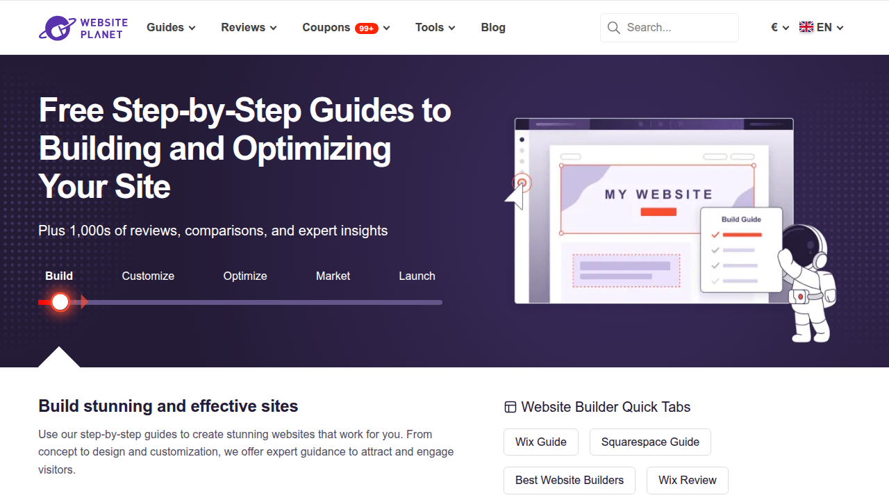 Website Planet, a resource for finding guides and offers related to web hosting and domain names.