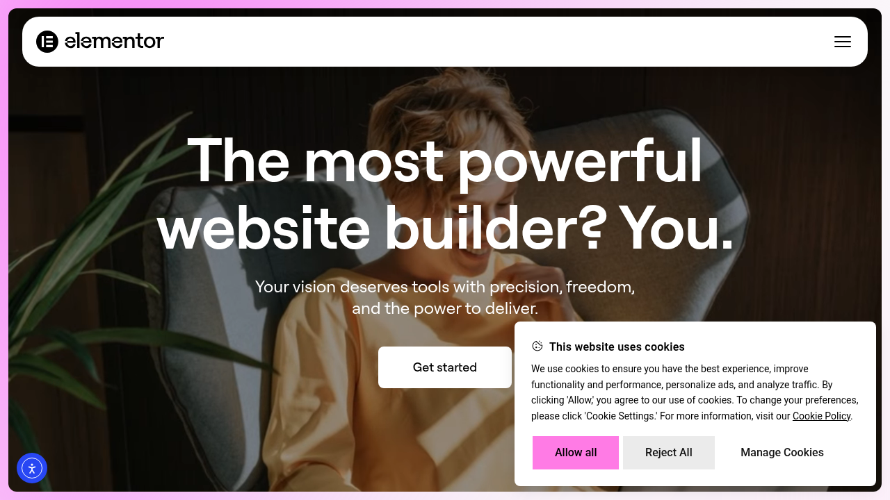Elementor is a popular WordPress website builder with a blog offering hosting-related content.