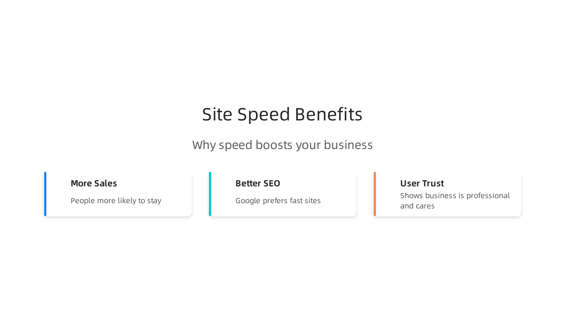 Investing in fast WordPress hosting directly contributes to improved sales, better search engine rankings, and stronger customer trust.