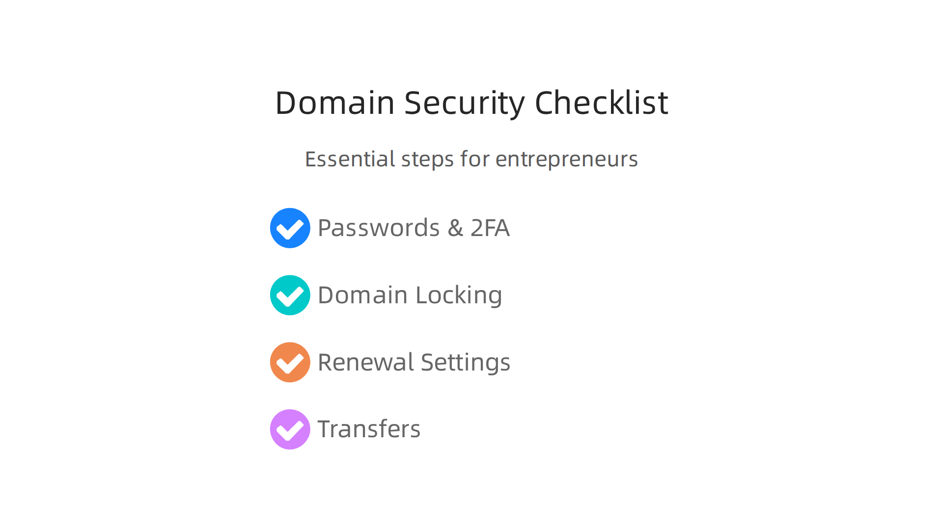 Essential steps for entrepreneurs to secure their domain names against unauthorized access and ensure continuous operation.
